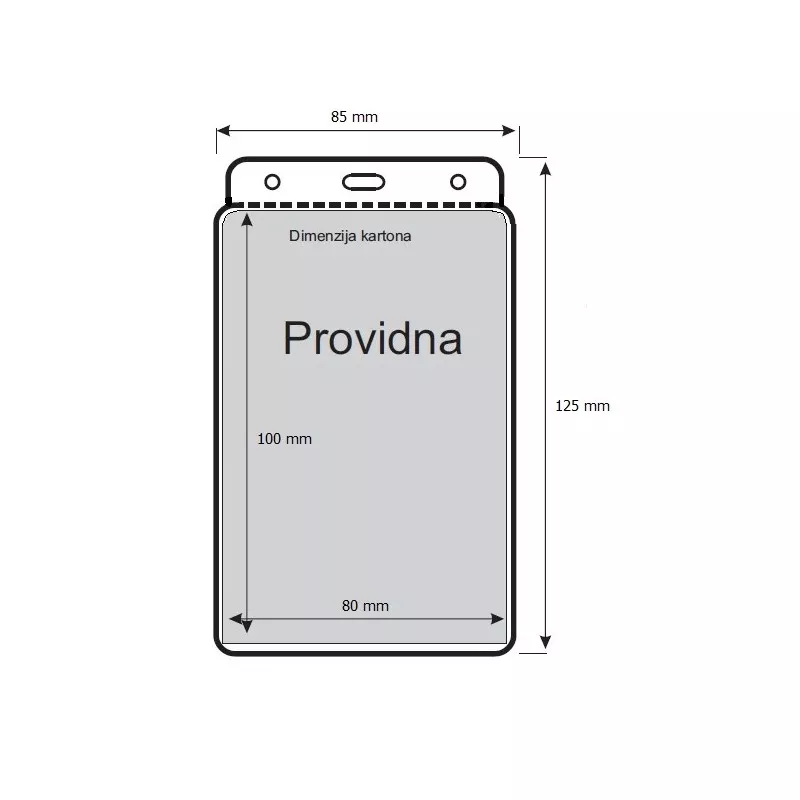 100x80 vertikalni PVC ETUI