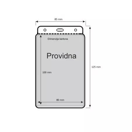 100x80 vertikalni PVC ETUI